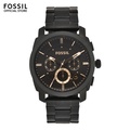Fossil FS4682 Machine Mid-Size Chronograph Black Stainless Steel Watch