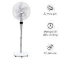 Quạt đứng Midea FS40-15DR 5 cánh DC Inverter, màu trắng, công suất 55W