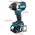 Máy siết bu lông dùng pin Makita DTW700RTJ 18V, 700Nm, 1/2 inch