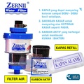 Zernii Water Filter - Saringan Air Kapas & Karbon Aktif Penjernih Air Kran