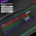 Wolf T17 Mechanical Keyboard - Suis Biru, RGB, Full-size