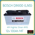 แบตเตอรี่รถยนต์ Bosch DIN100 100Ah สำหรับรถเก๋งยุโรป