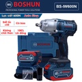 Máy Siết Bulong Pin BOSHUN BS-IW600N 21V, Lực Siết 600Nm, Động Cơ Không Chổi Than