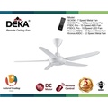 Kipas Siling deka SCX56PRO 56" 5 Blade DC Inverter dengan Remote Control (Matt Black / Matt White)