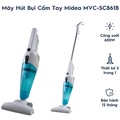 Máy hút bụi Midea MVC-SC861R - Robot Hút Bụi Trắng 340x340x90mm, Dung Tích 0.6L