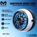 Memo CX-03 Magnetic Phone Cooler Wireless Charging - Pendingin HP Multifungsi