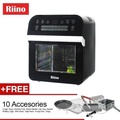 Riino AF510T Air Fryer Oven 12L - Peranti Memasak Canggih dengan 17 Menu Praset