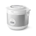Philips HD3003 Rice Cooker 1.8 Liter - Putih, Memasak dan Mengukus dengan Teknologi 3D Induction Heating