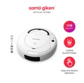 Samu Giken RVCOB8WT Pembersih Vakum Robot 2 in 1, Putih, Kapasiti Debu 0.6L, Sistem Pembersihan VibraRise