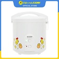 Nồi cơm điện Sharp KS-223TJV-CH 2.2 lít - Màu trắng, dung lượng lớn, nấu nhanh