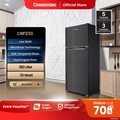 Kulkas Changhong CRF-238 180L Hitam 2 Pintu