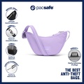 Pacsafe GO Lunar Crossbody กระเป๋าสะพายข้างกันขโมย ขนาด 28x16x9 ซม. สีดำ/มินต์/โรส
