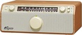 Sangean WR-12 AM/FM/AUX-in Stereo Analog Wooden Cabinet Radio (Walnut)