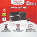 DDPAI Z60 Pro 4K Dashcam Dengan 4G, Kamera Depan & Belakang, Super Kapasitor, HDR, NightVis 2.0