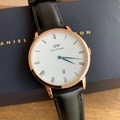Daniel Wellington Dapper 36mm Jam Tangan Klasik Unisex Stainless Steel Kulit Hitam