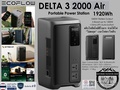 ecoflow DELTA 3 Air 2000 เครื่องสำรองไฟแบบพกพา