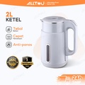Alltou Panci Listrik Serbaguna 2L Stainless Steel 2L Abu-abu