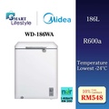 Midea WD-186WA Chest Freezer - 186L - Putih