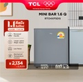 TCL ตู้เย็นมินิบาร์ รุ่น RT04XFSDG ขนาด 47 ลิตร สีเทา