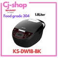 Sharp KS-DW18-BK Penanak Nasi Digital 1.8L