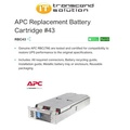 APC RBC43 Replacement Battery Cartridge #43 - 480 VA, Enclosed Cartridge, 2 Tahun Jaminan