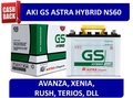 GS NS60 Aki Mobil Konvensional 12V 45Ah 325A