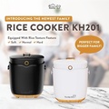 Kurumi KH201 Multifunction Rice Cooker 5 Cup Hitam - Low Carb Rice, Soup, Steam
