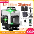 Keletool 16 Line Laser Level 4D Bangunan Waterpass Keramik Digital Meteran Laser 4 in 1 Multifungsi