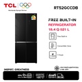 TCL ตู้เย็น 4 ประตู Free Builtin สีดำ รุ่น RT52GCCDB ขนาด 521 ลิตร