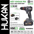 Máy Khoan Pin HUKAN HM21-G2MK1065P 21V, 65Nm, 3 Chức Năng: Khoan, Vít, Búa