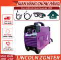 Máy hàn điện tử LINCOLNZONTER MMA-250F - 4kg, Inverter, 220V, 20-250A, Kính hàn 2 lớp + Ke góc MAILTANK