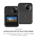 KanDao QooCam 3 Ultra 8K 360° 全景運動相機 IP68 防水