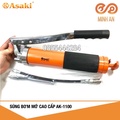 Bơm Mỡ Asaki AK-1100 - Ống Thép Cao Cấp, Hợp Kim Kẽm, Dây Bơm Mềm 300mm