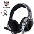 หูฟังเกมมิ่ง Onikuma K20 ครอบหู 40mm ดำ