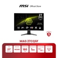 MSI MAG 27CQ6F Gaming Monitor 27" WQHD Rapid VA 180Hz Curved 1500R