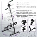 Pedal Exerciser Sepeda Statis Mini - Terapi Stroke dan Pemulihan Pasca Operasi