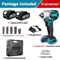 Kamolee 520N.M Impact Wrench Brushless 1/2" 20V Lithium-Ion