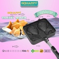 Cetakan Kue Ikan Taiyaki Gohappy GHC55 - Desain Non-Stick dan Motif Fish Lucu