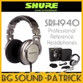 Shure SRH940 Headphone Studio Profesional Over-Ear Wired 40mm Driver