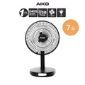 Aiko KN-2827 พัดลมชาร์จไฟพร้อมโคมไฟ ใบพัด 7 นิ้ว