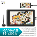 HUION Kamvas 16 (2021) จอวาดภาพกราฟิก 16 นิ้ว IPS 120% sRGB