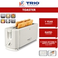 Trio TTS-664 4 Slice Pop-Up Toaster - Putih, 1300W, 220V