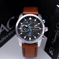 Jam Tangan Alexandre Christie AC 6562 Rosegold Brown MCLBRBA Chronograph Pria