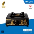 Miyako Kompor Gas KG-101 C WYG - 1 Tungku Hitam