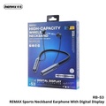 Remax RB-S3 Clip-on Bluetooth Headset - Hitam, Putih | 8 Jam Playback | Bluetooth 4.1