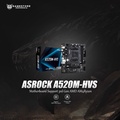 ASRock A520M-HVS Motherboard - Sokongan AMD Ryzen