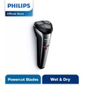 Philips Shaver S1301/02 - Penggiling Rambut Elektrik Kering dan Basah