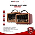 Speaker Bluetooth Advance RBS-836 - Desain Klasik dengan Suara Berkualitas