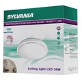 Sylvania โคมไฟเพดาน LED OVALO ECO ACRYLIC GLOSSY SILVER RING 36W