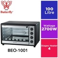 Butterfly BEO-1001 Oven Elektrik 100L, Kapasiti Besar dengan Sistem Konveksi dan Lampu Dalaman